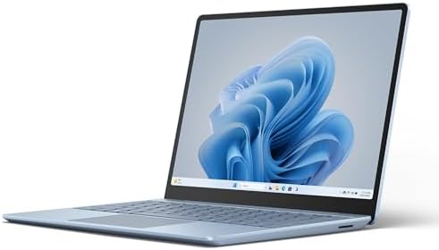 Microsoft Surface Laptop Go 3 (2023) – 12.4″ Touchscreen, Thin & Lightweight, Intel Core i5, 8GB RAM, 256GB SSD SSD, with Windows 11, Ice Blue Color