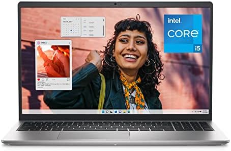 Dell Inspiron 15 3530 Laptop – Intel Core i5-1335U, 15.6-inch FHD 120Hz Display, 16GB DDR4 RAM, 512GB SSD, Intel Iris Xe Graphics, Windows 11 Home, Services Included – Platinum Silver