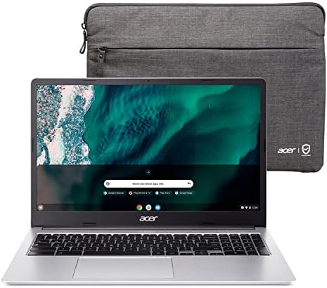 Acer Chromebook 315 Laptop | Intel Celeron N5100 | 15.6″ Full HD IPS Display | Intel UHD Graphics | 8GB LPDDR4X | 64GB eMMC | Wi-Fi 6 | DTS Audio | Chrome OS | CB315-4H-C6MH,Silver