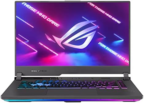 ASUS ROG Strix G15 (2022) Gaming Laptop, 15” 16:10 FHD 144Hz, GeForce RTX 3050, AMD Ryzen™ 7 6800H/HS, 16GB DDR5, 512GB PCIe SSD, Wi-Fi 6E, Windows 11, G513RC-ES73, Eclipse Gray